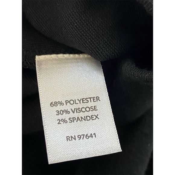 J. Jill Black Stretch Knee Length Pencil Skirt Size Small Petite - Picture 3 of 7